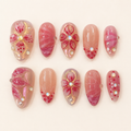 Rosé Bloom — Press-On Nail Set