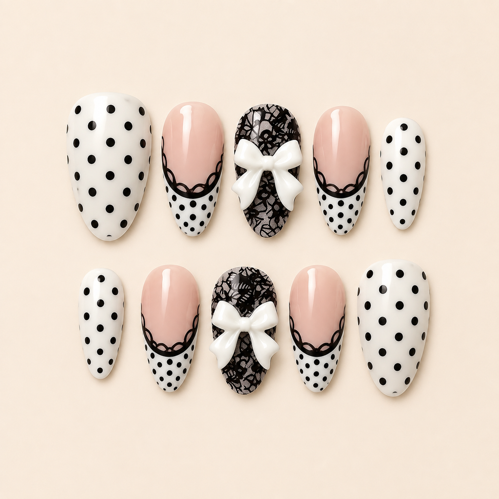 Polka Darling — Press-On Nail Set