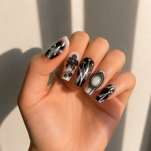 Black Opal — Press-On Nail Set