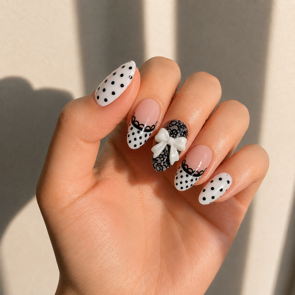 Polka Darling — Press-On Nail Set
